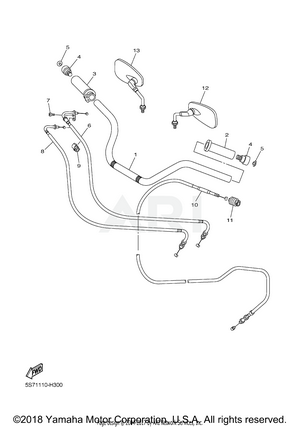 STEERING HANDLE CABLE