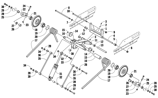 REAR SUSPENSION REAR ARM ASSEMBLY