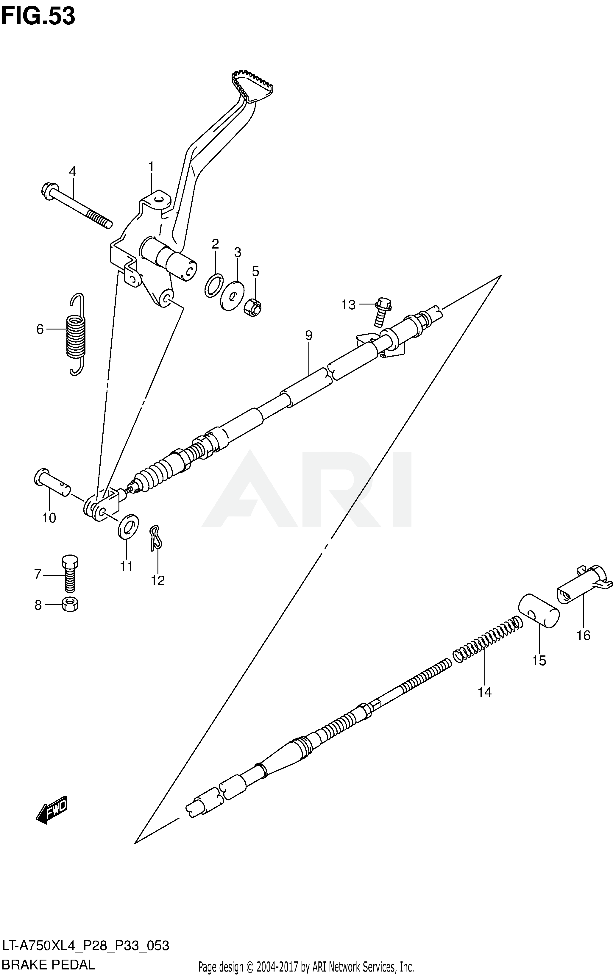 BRAKE PEDAL