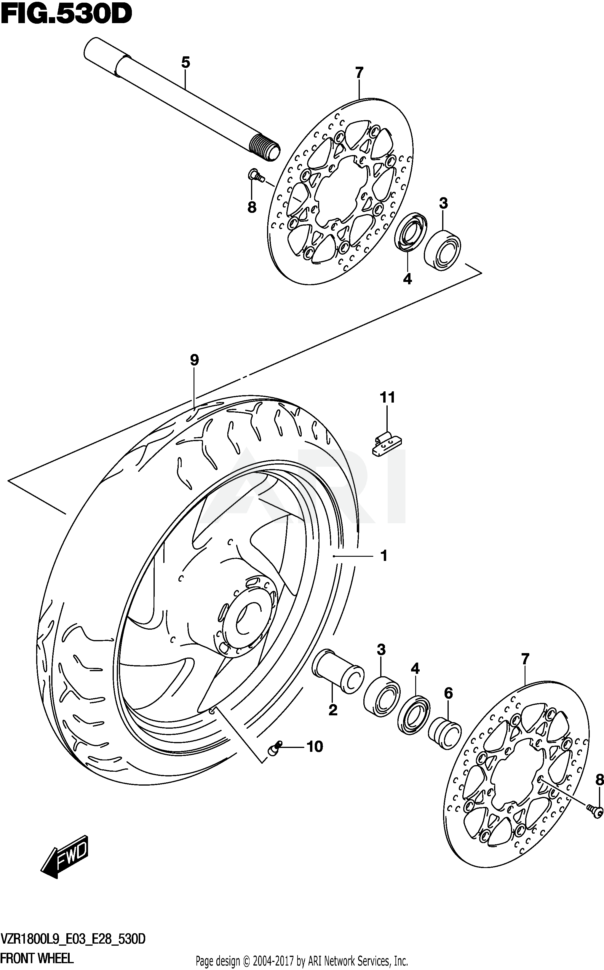 FRONT WHEEL (VZR1800BZL9 E33)