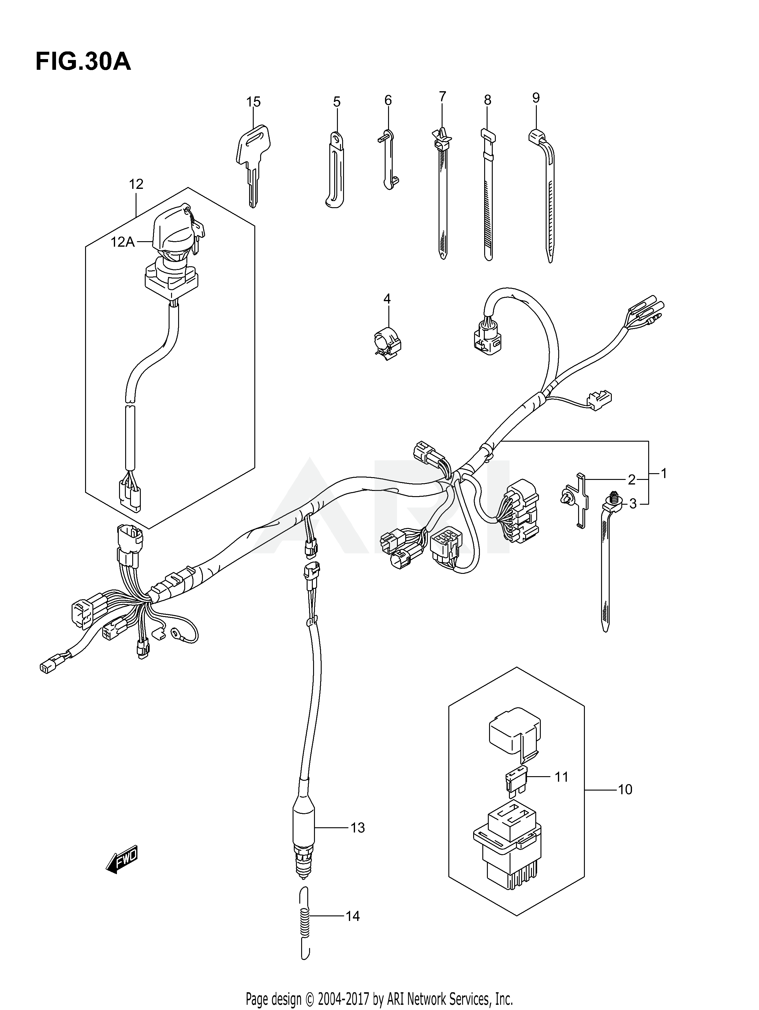 WIRING HARNESS (MODEL K4)