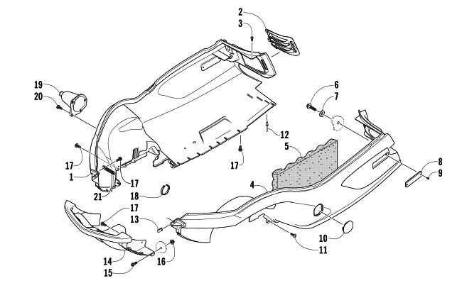 BELLY PAN AND FRONT BUMPER ASSEMBLY