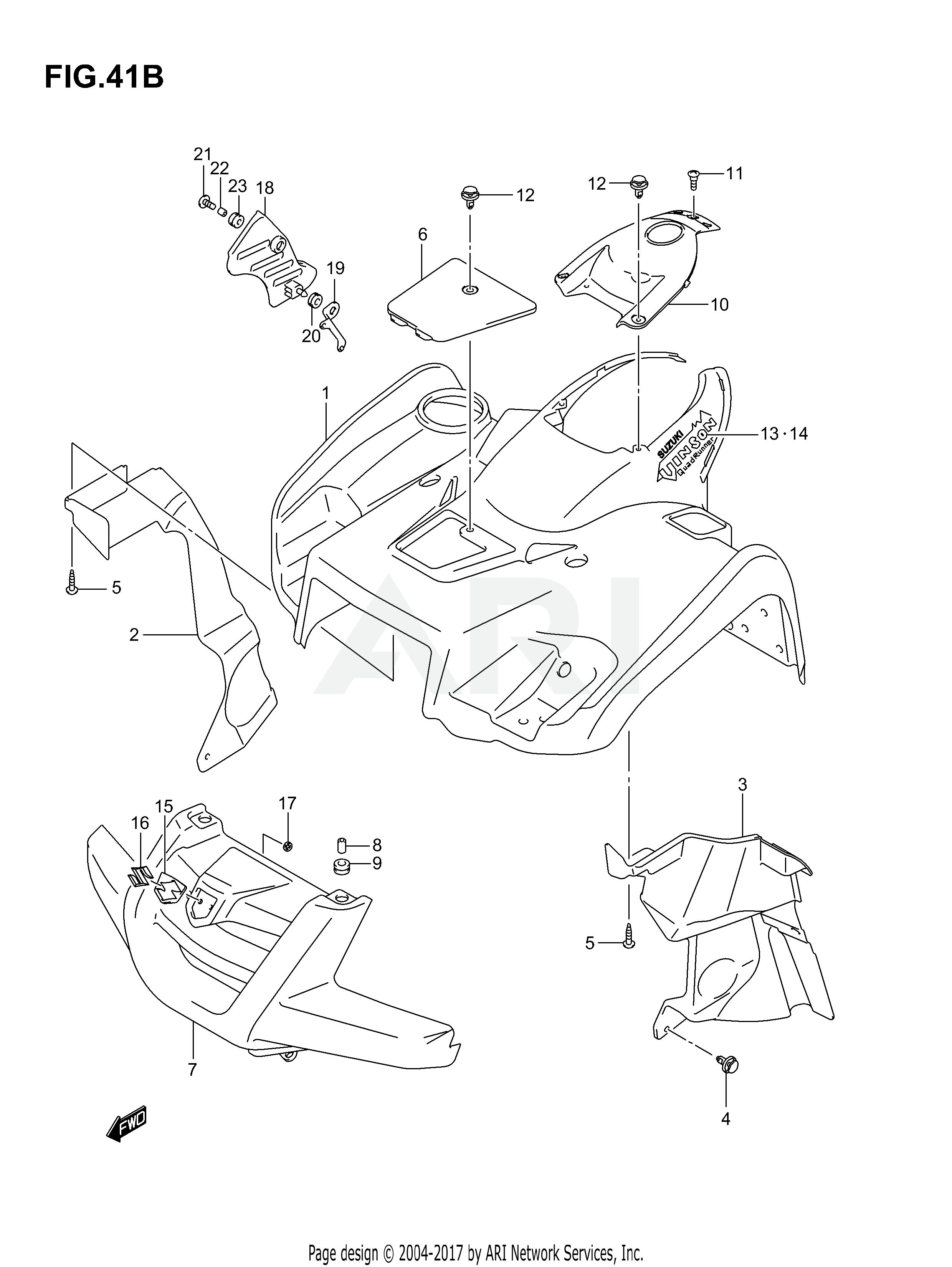 FRONT FENDER (MODEL K6)