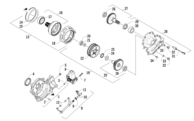 GEARCASE ASSEMBLY