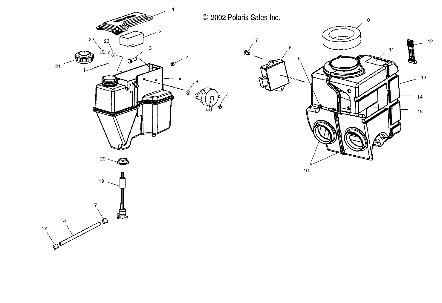 OIL TANK/AIR BOX - S03NB4BS (4977887788C01)