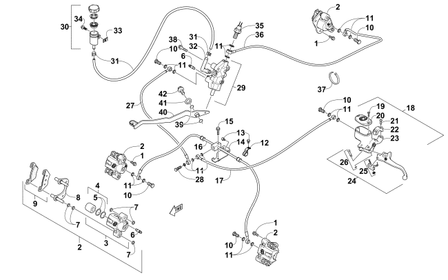 HYDRAULIC BRAKE ASSEMBLY