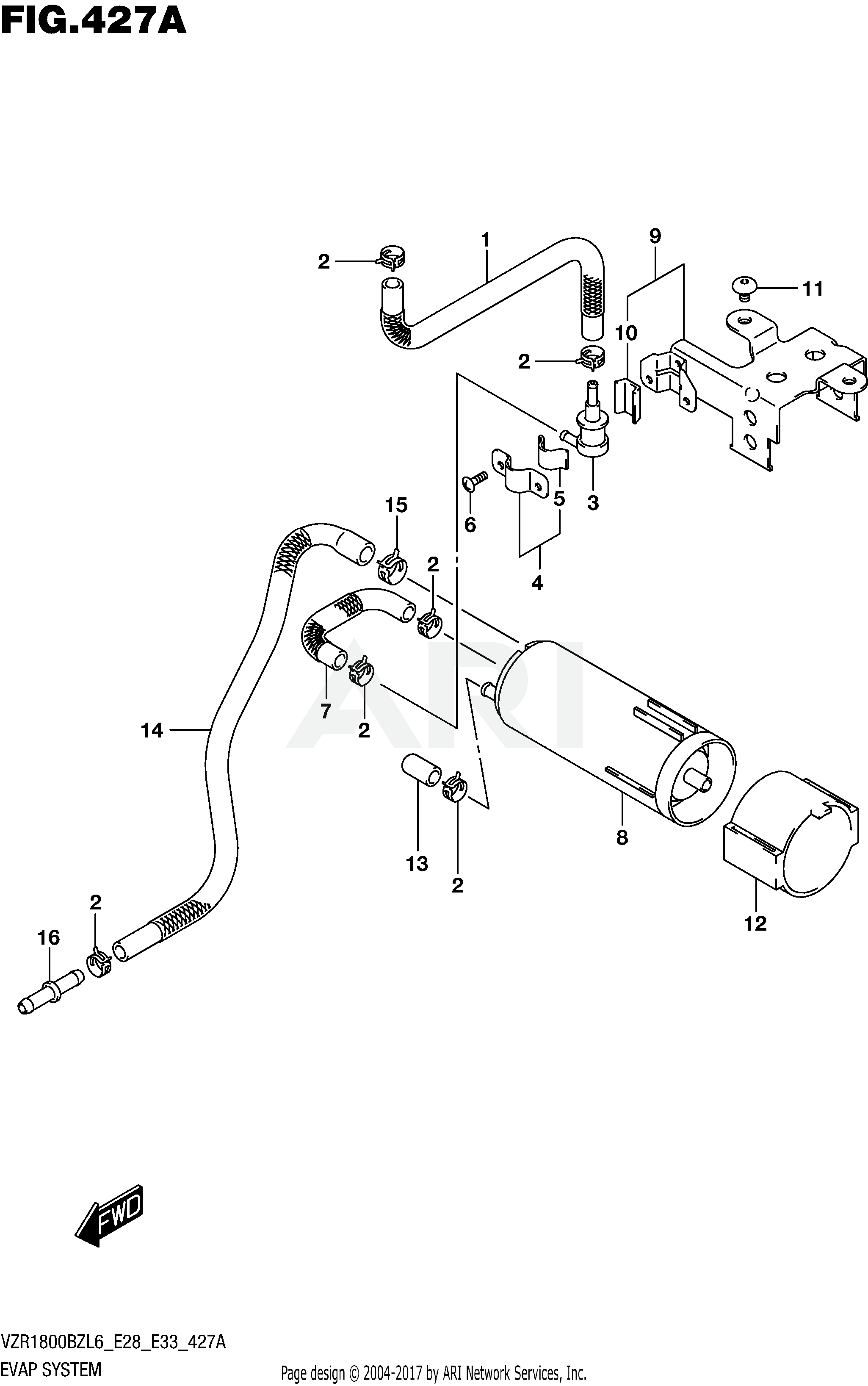 EVAP SYSTEM (VZR1800BZL6 E33)