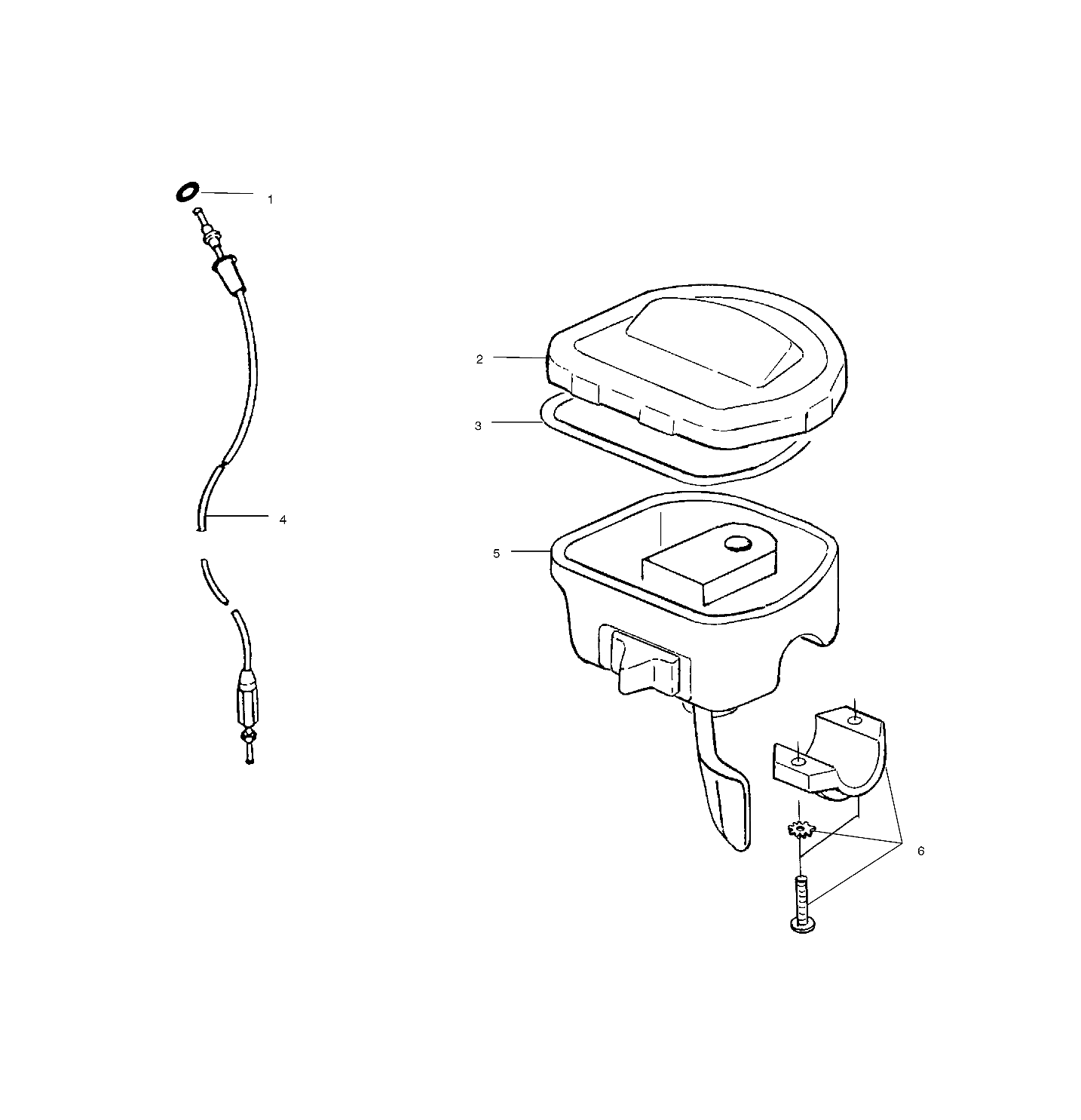 CONTROLS - THROTTLE ASM./CABLE - A01CL50AA (4964586458B007)