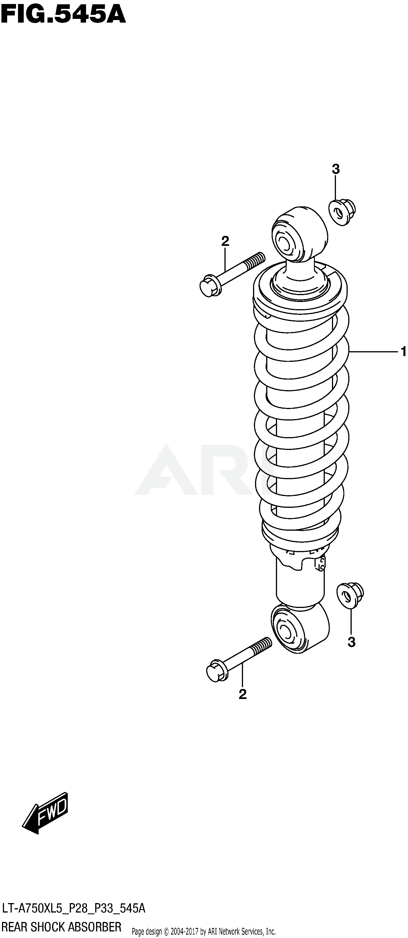 REAR SHOCK ABSORBER