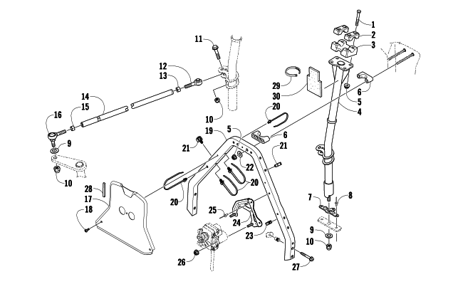 STEERING POST ASSEMBLY