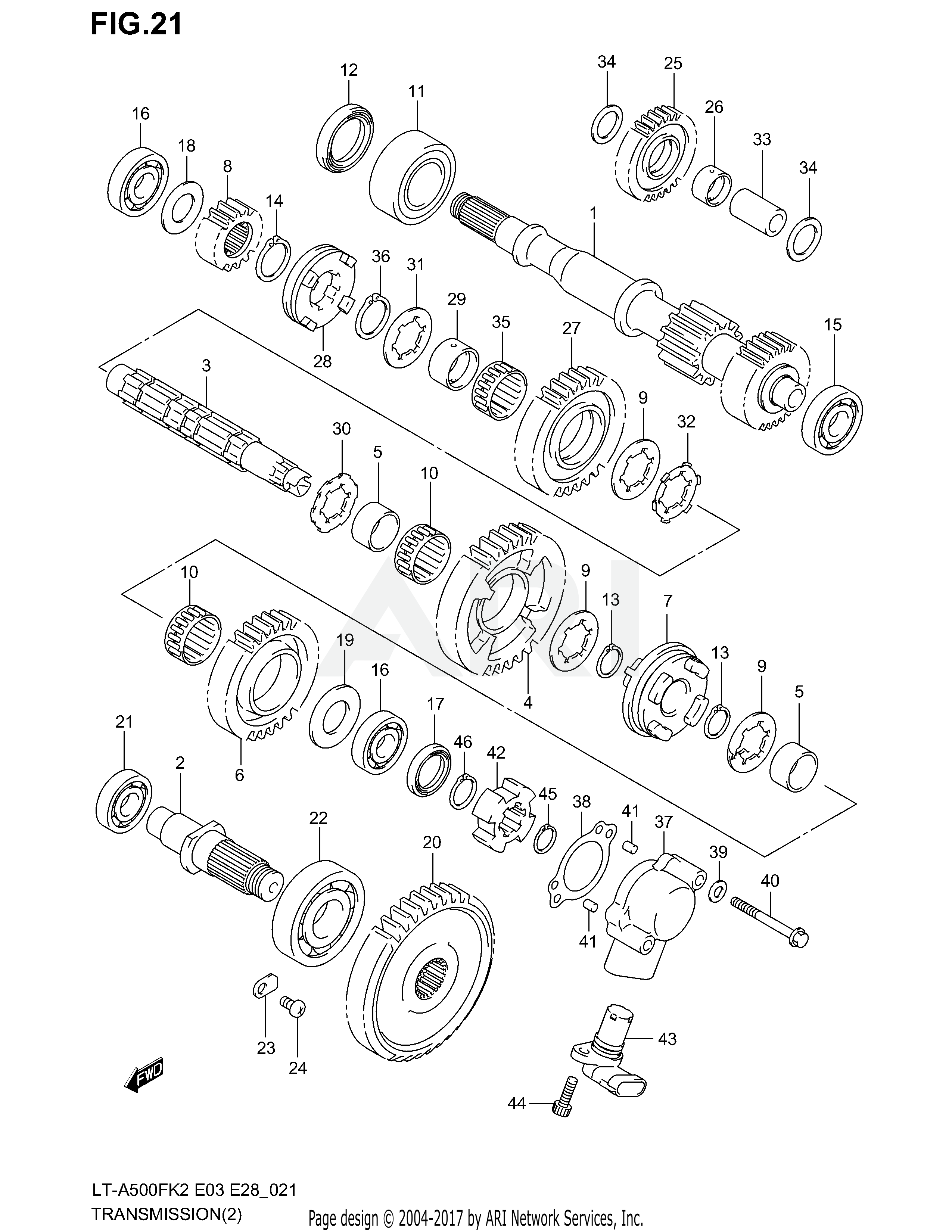 TRANSMISSION (2) (MODEL K2)