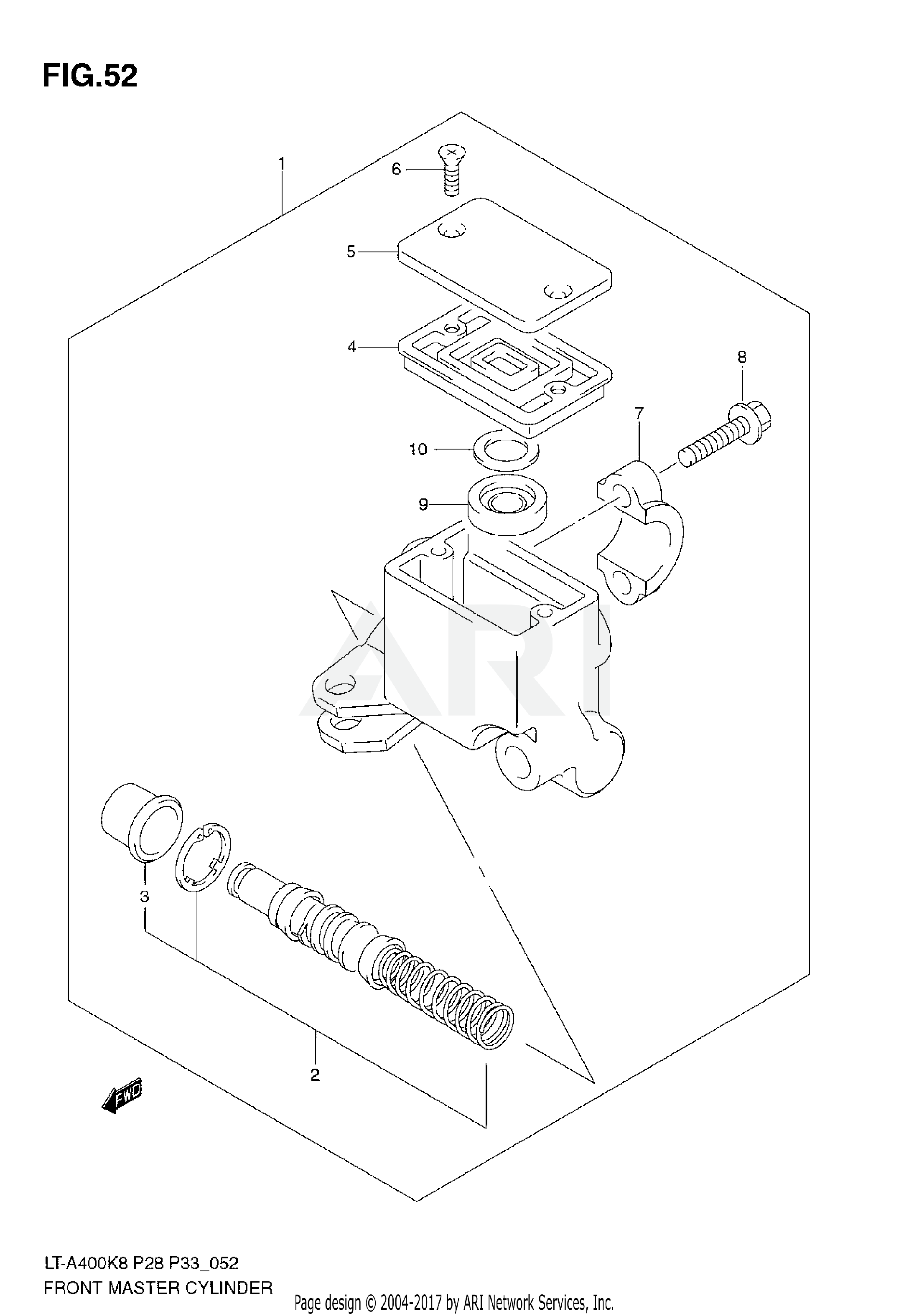 FRONT MASTER CYLINDER