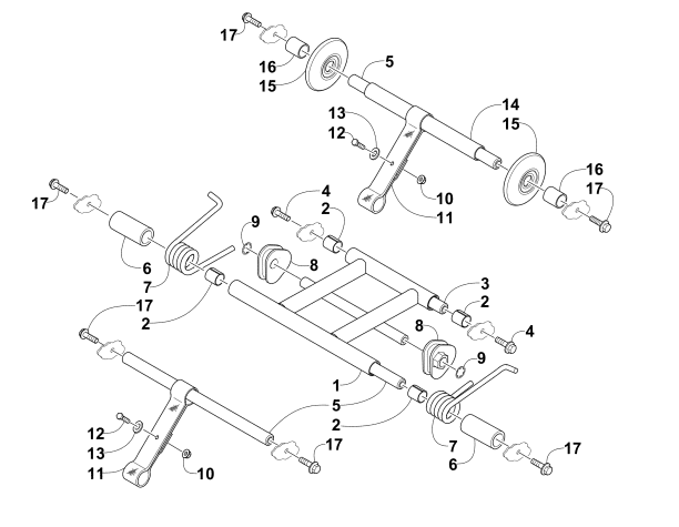 REAR SUSPENSION ARM ASSEMBLY