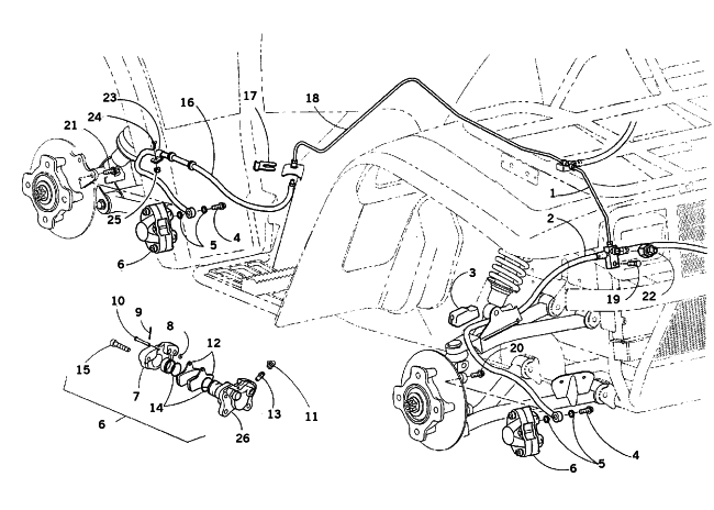 HYDRAULIC BRAKE ASSEMBLY