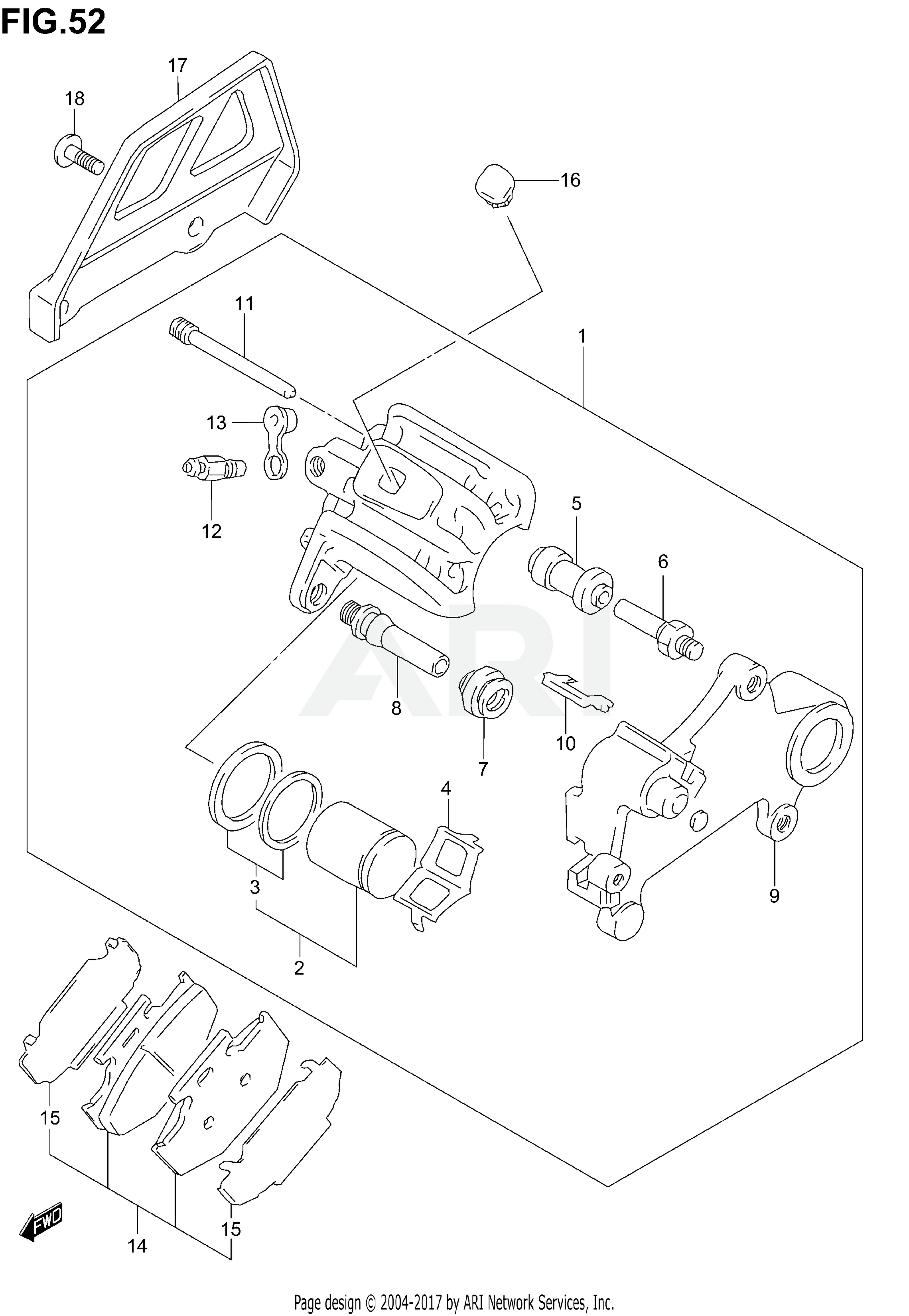 REAR CALIPER