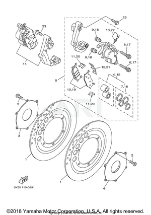 FRONT BRAKE CALIPER