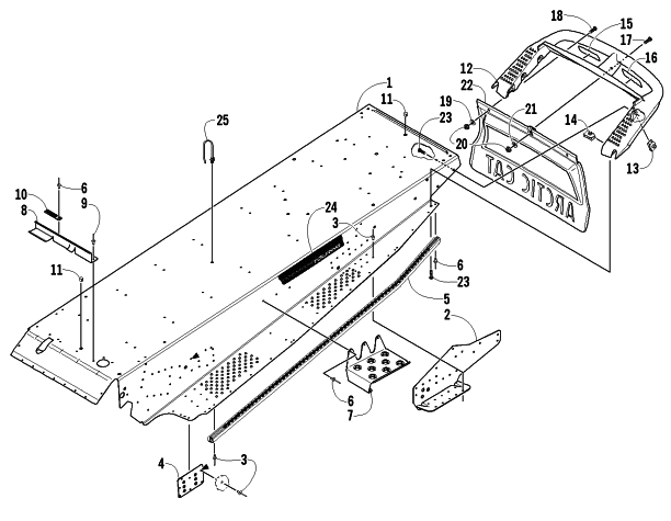 TUNNEL AND REAR BUMPER