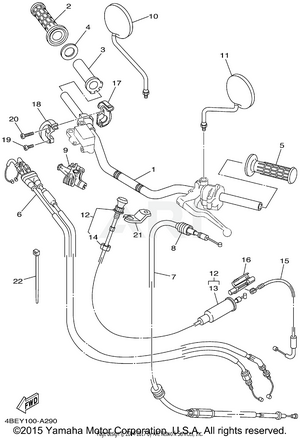 STEERING HANDLE CABLE