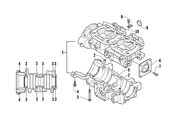 CRANKCASE ASSEMBLY