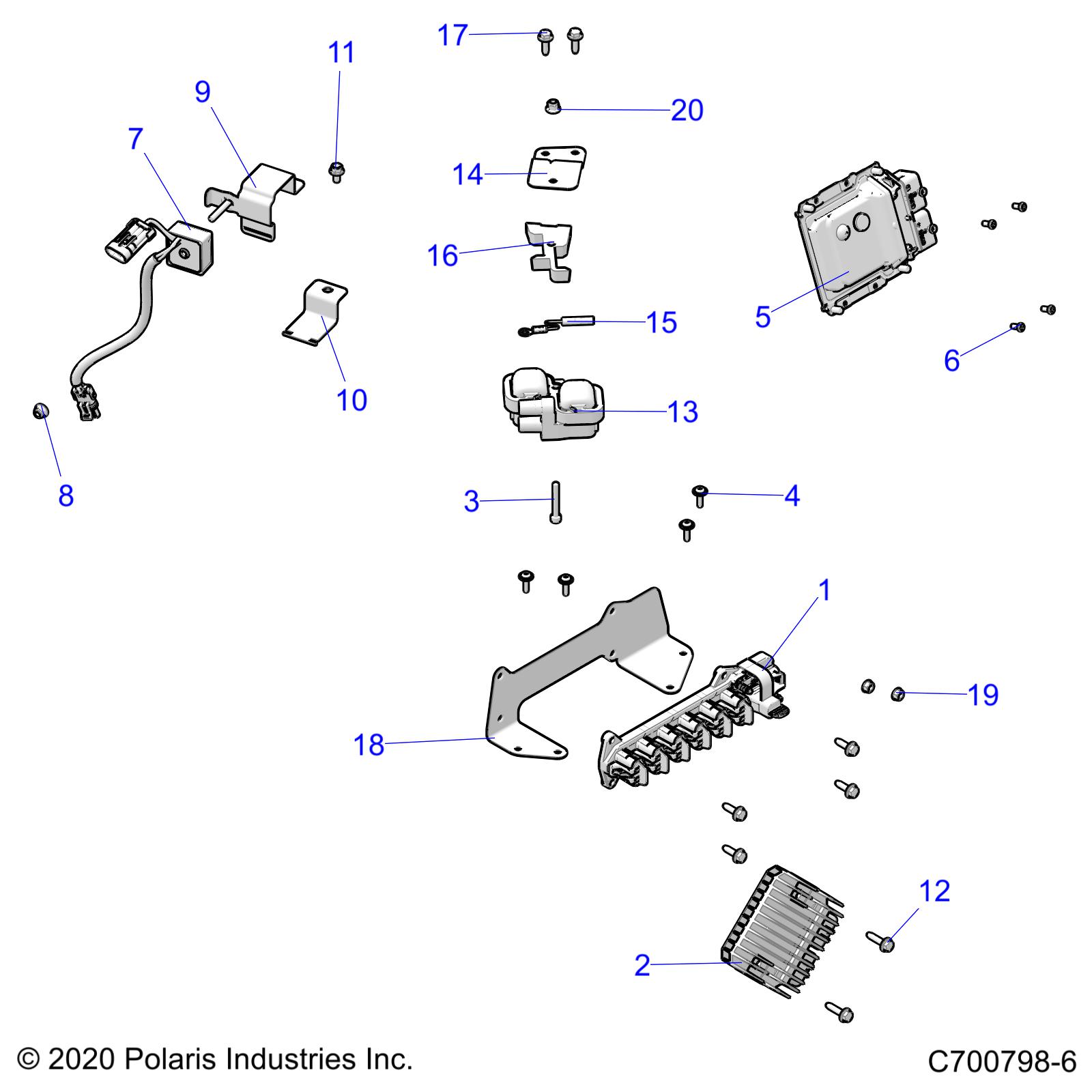 ELECTRICAL, COMPONENTS AND OPTIONS - G21GXH99AL/BL (C700798-6)