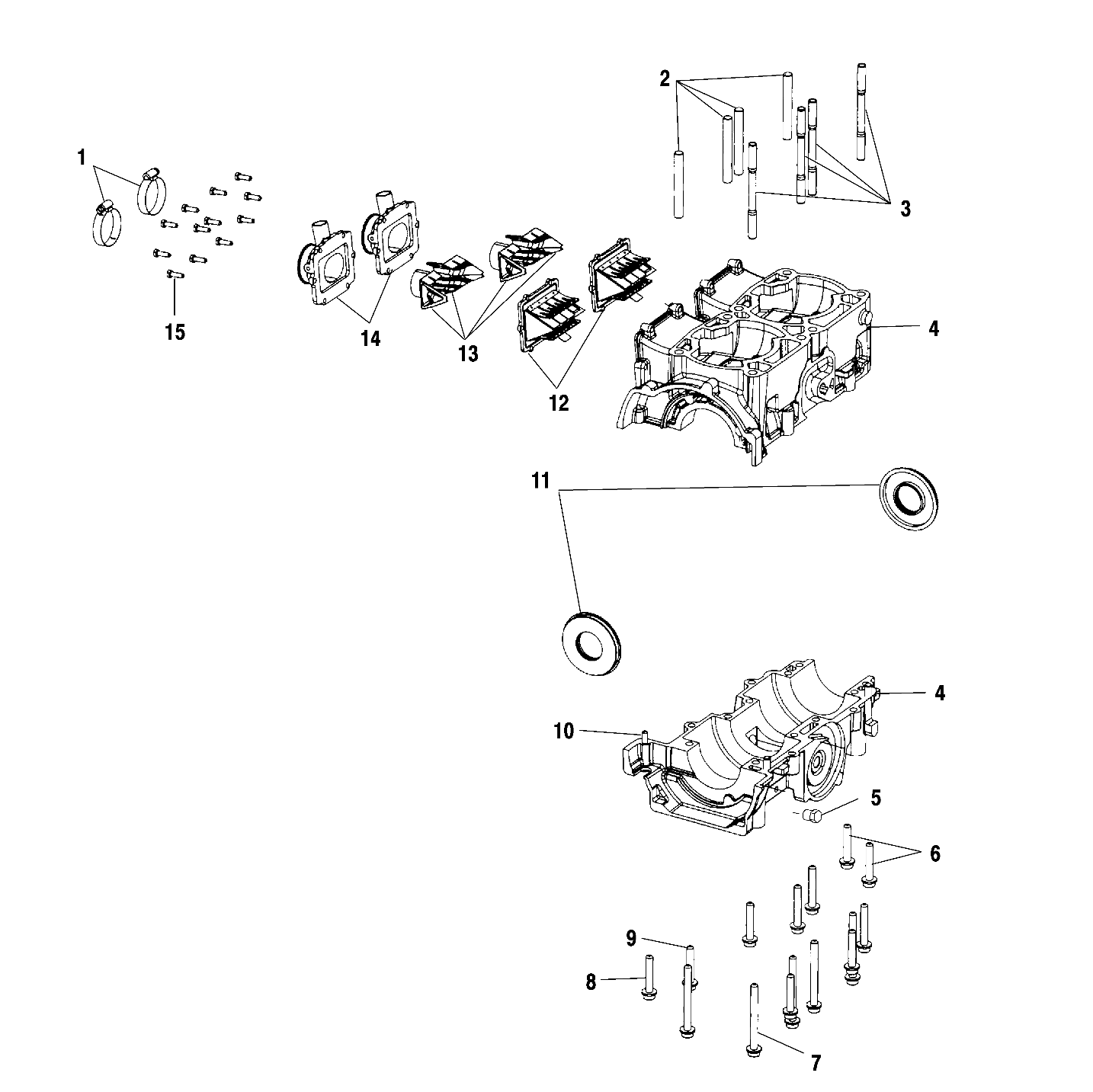 CRANKCASE - S01SR5AS (4960386038C003)