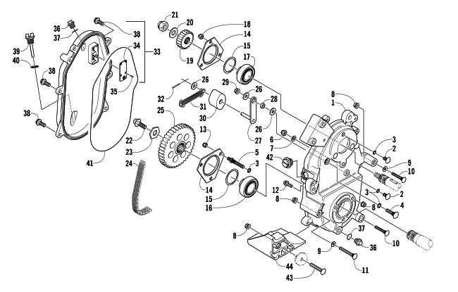 DRIVE/DROPCASE ASSEMBLY