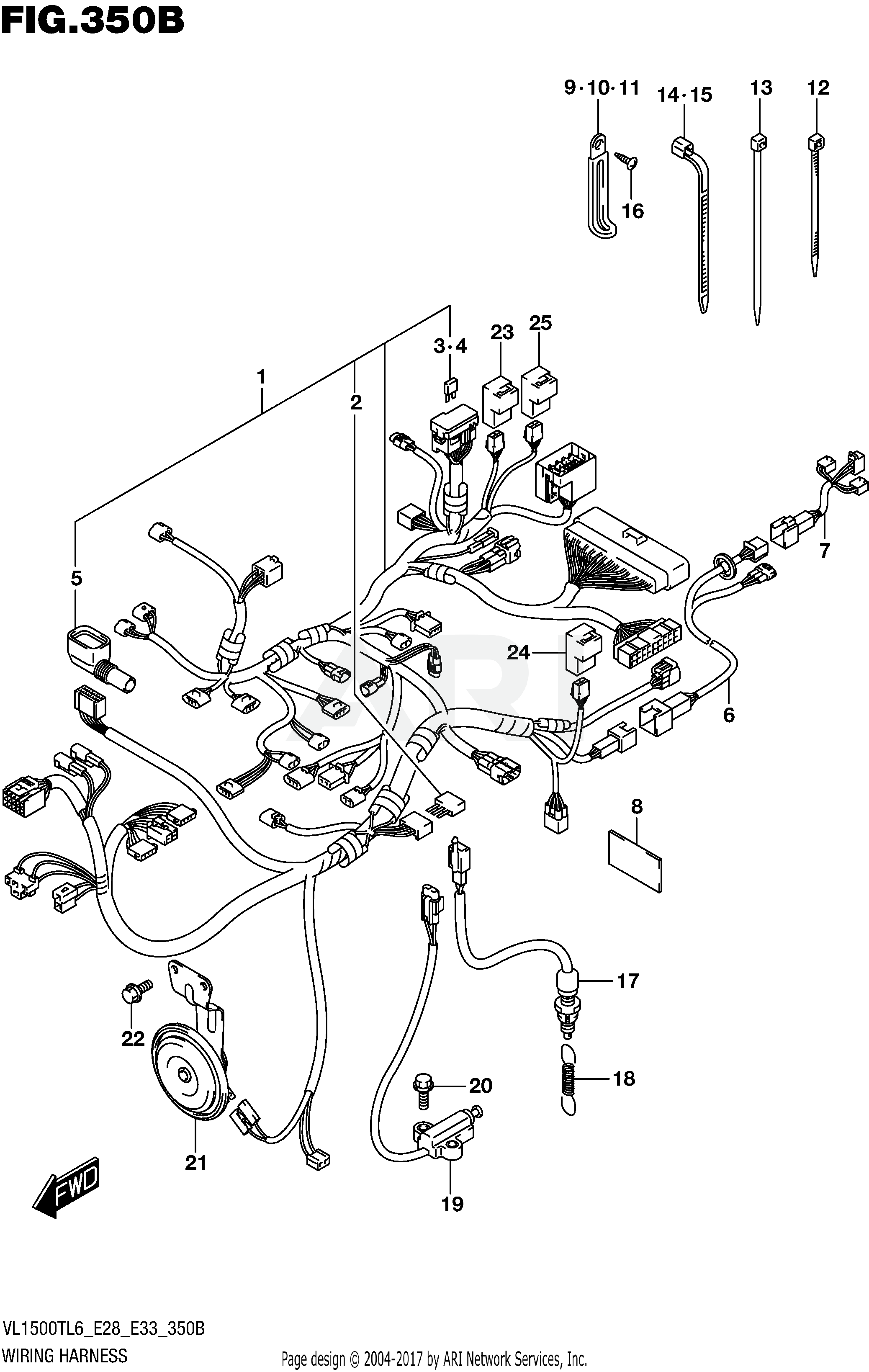 WIRING HARNESS (VL1500TL6 E33)