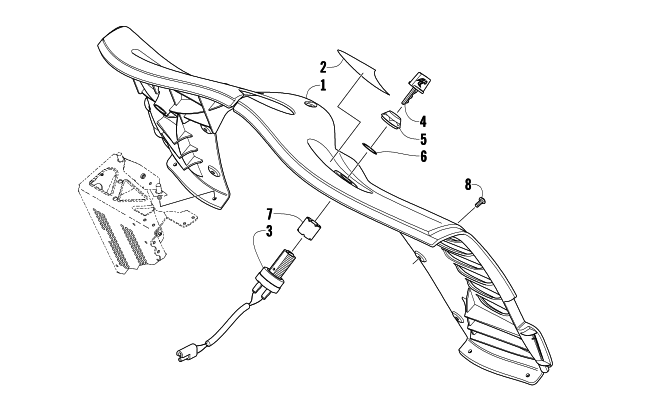 CONSOLE AND SWITCH ASSEMBLY