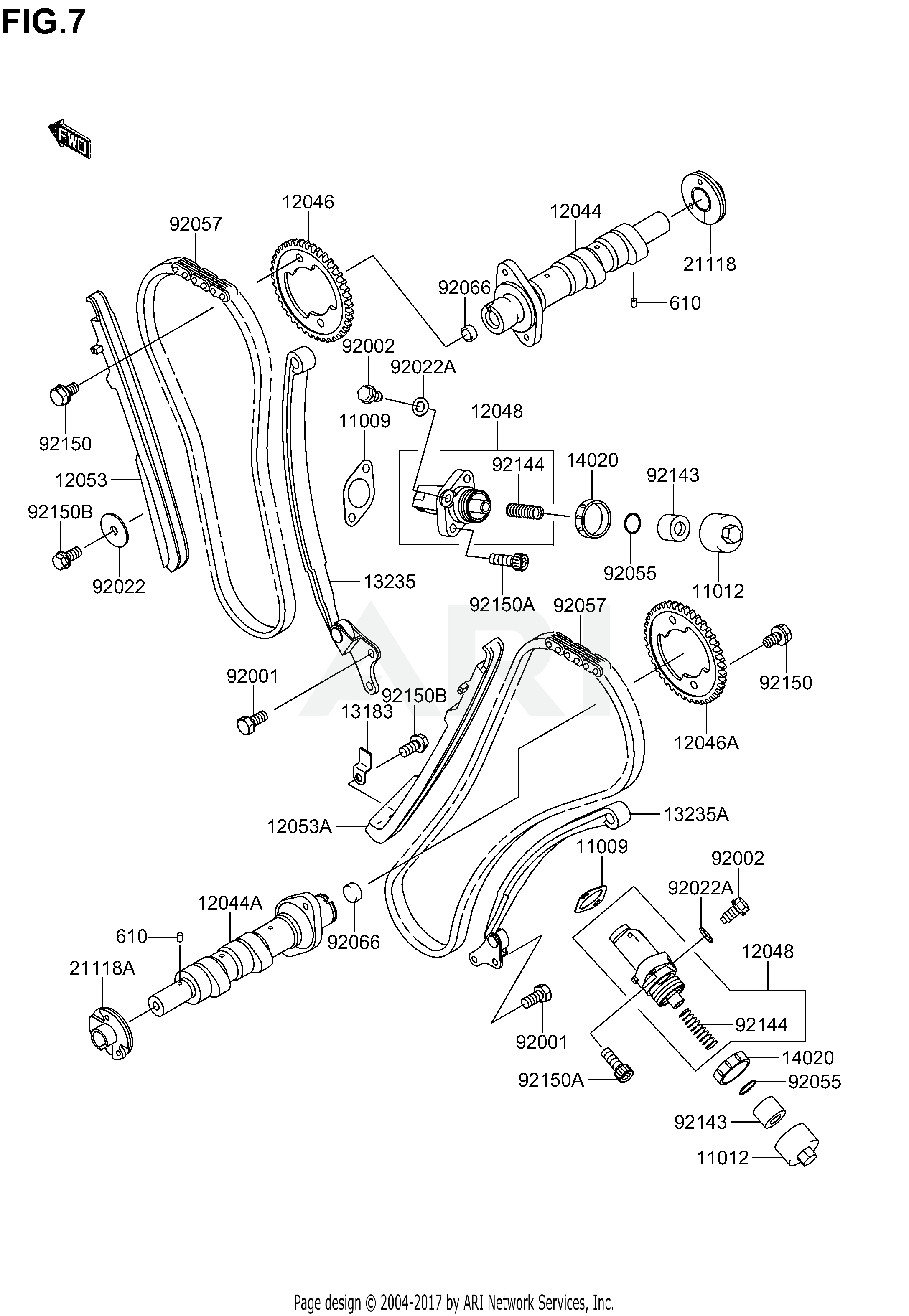 CAMSHAFT/TENSIONER