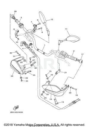 STEERING HANDLE CABLE