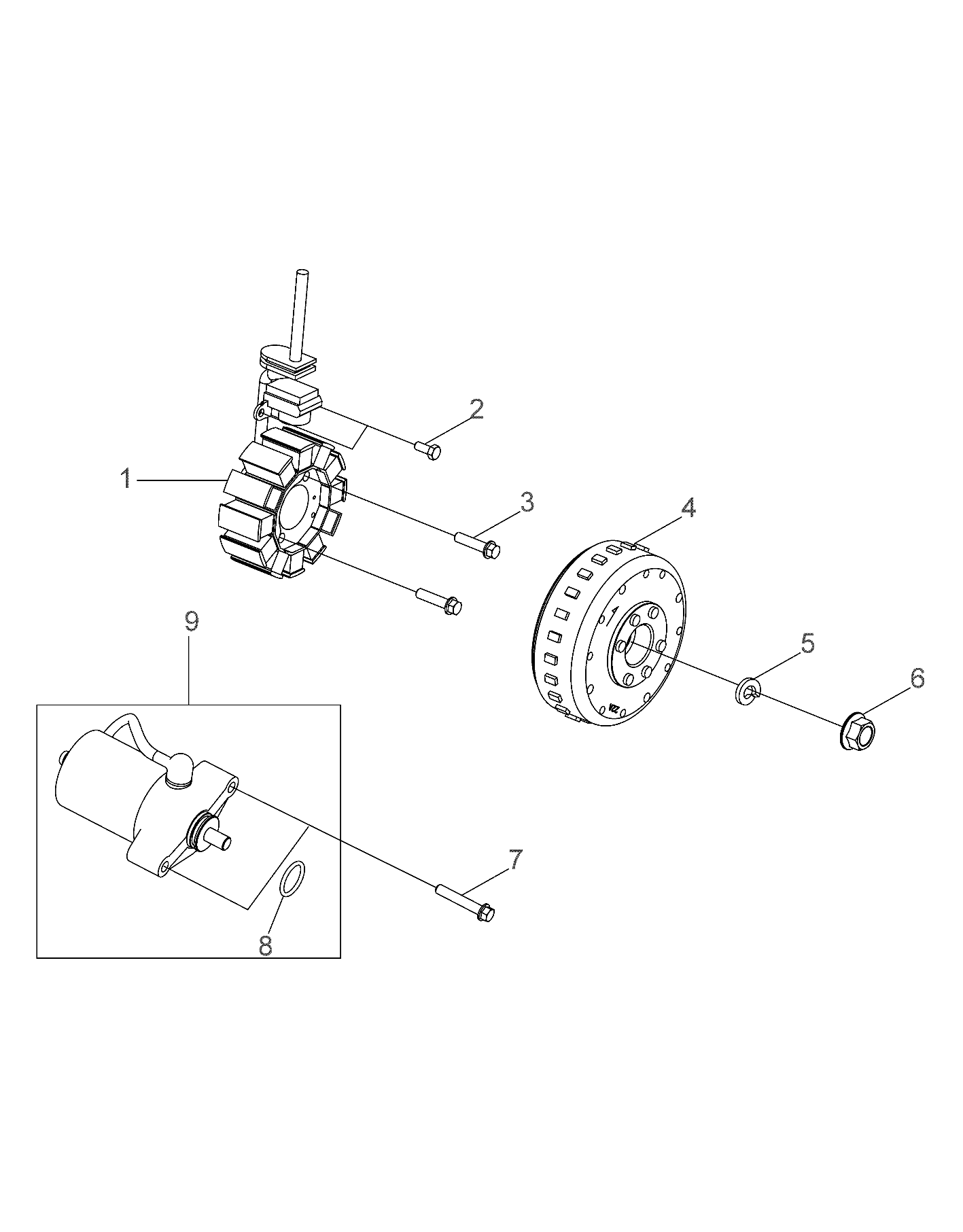 ENGINE, GENERATOR and STARTING MOTOR - A17YAK11A4/A6/N4/N6 (A00042)