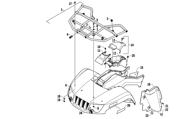 FRONT BODY PANEL ASSEMBLY