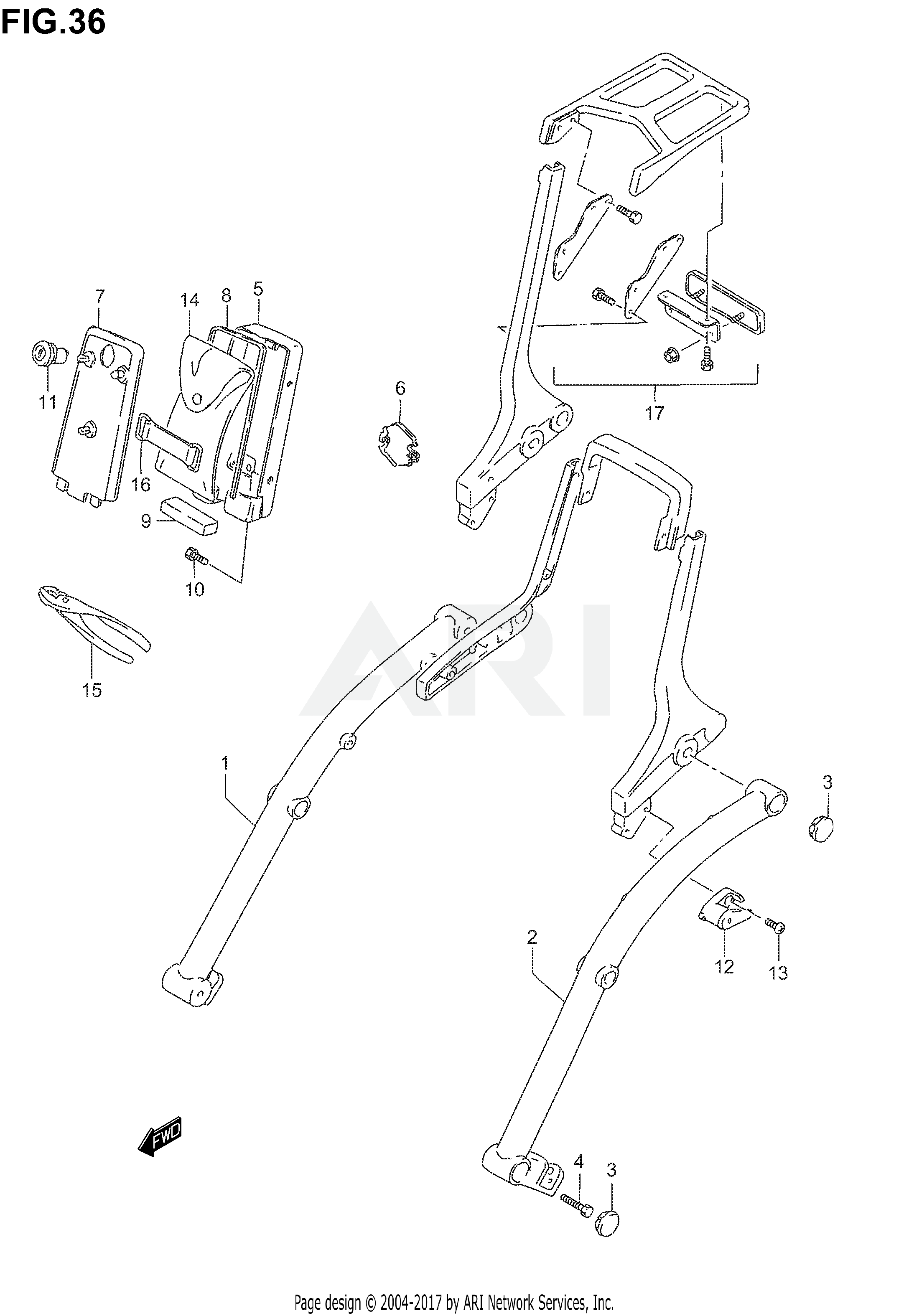 FRAME HANDLE GRIP (MODEL K1/K2/K3/K4)