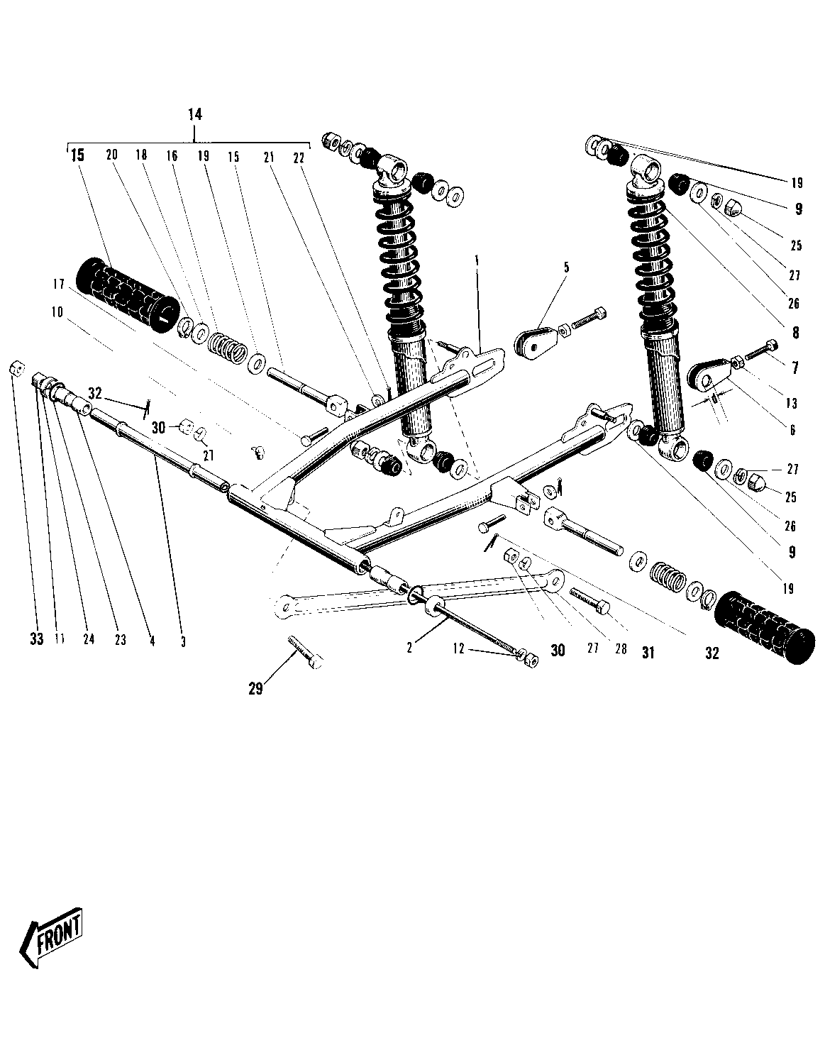 SWING ARM/SHOCK ABSORBERS