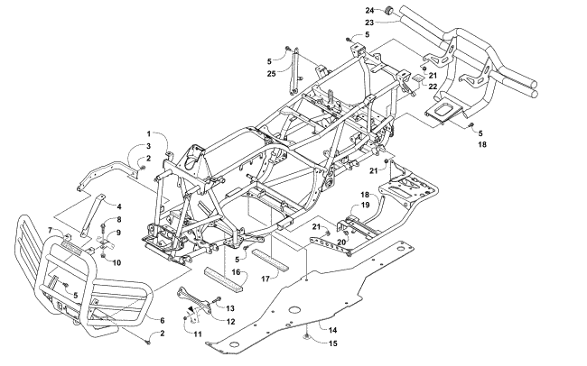 FRAME AND RELATED PARTS