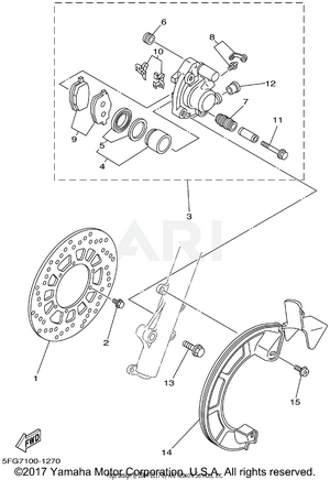 FRONT BRAKE CALIPER