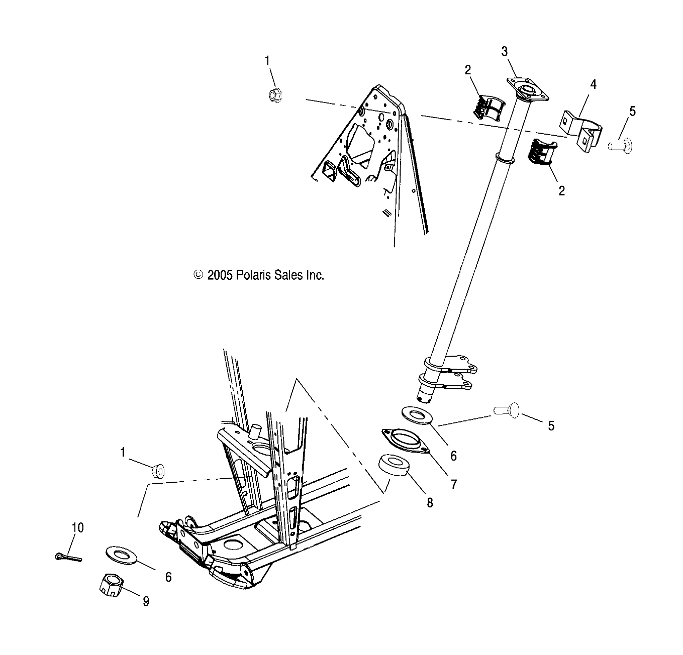 STEERING POST - A07CL50AA (4999201649920164B06)