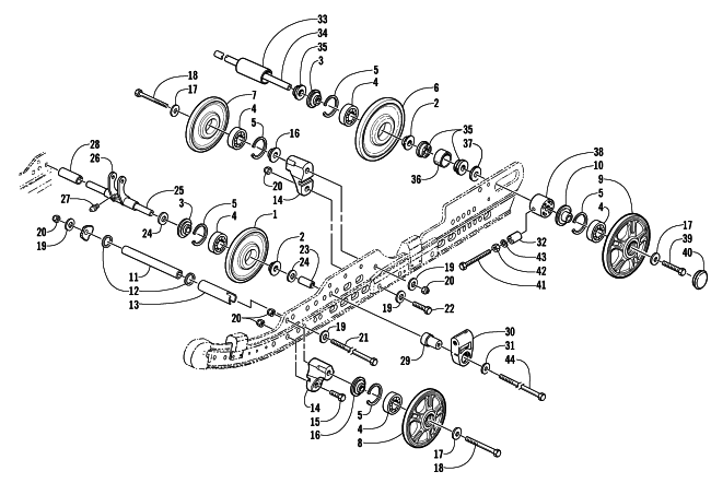 IDLER WHEEL ASSEMBLY