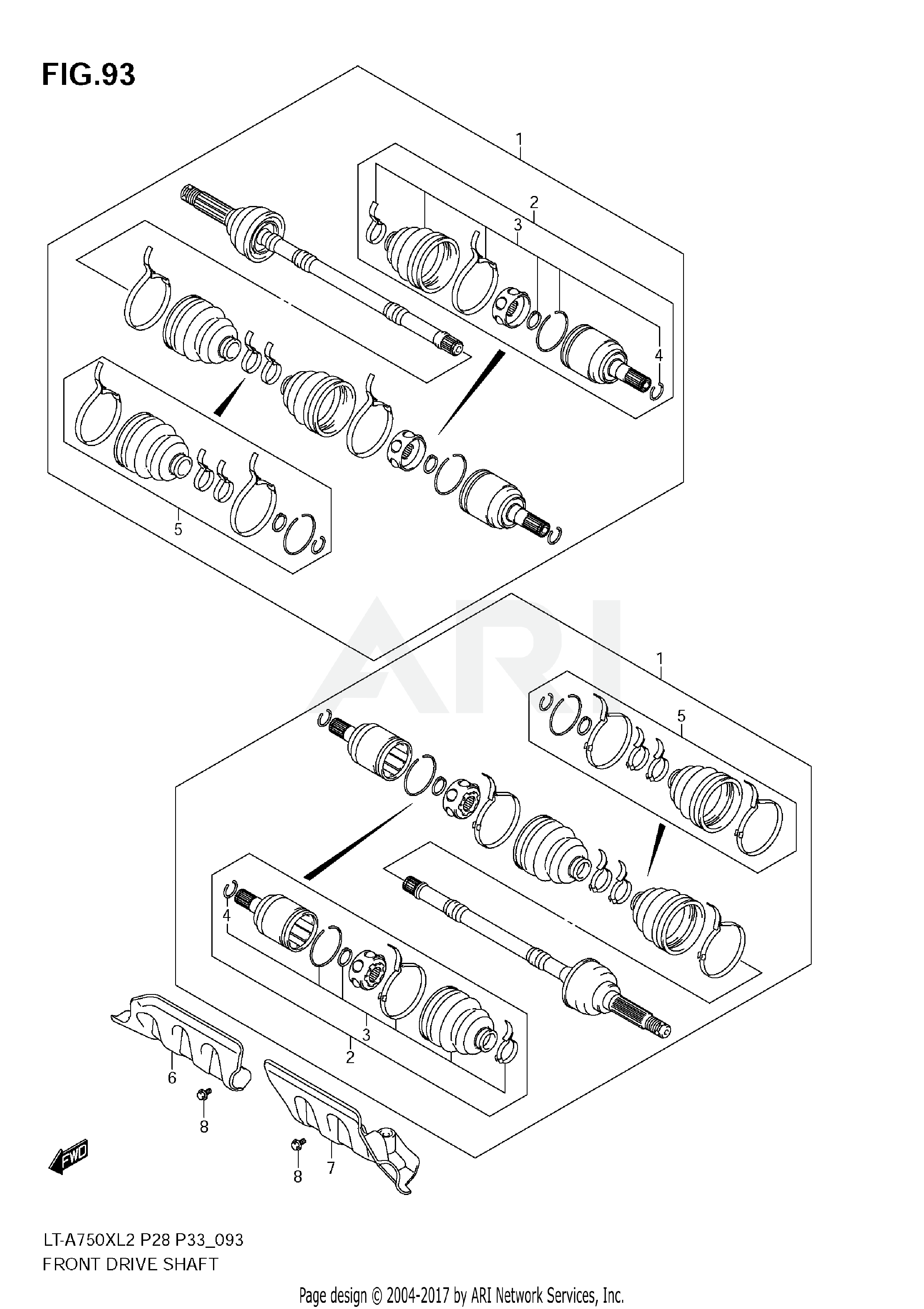 FRONT DRIVE SHAFT