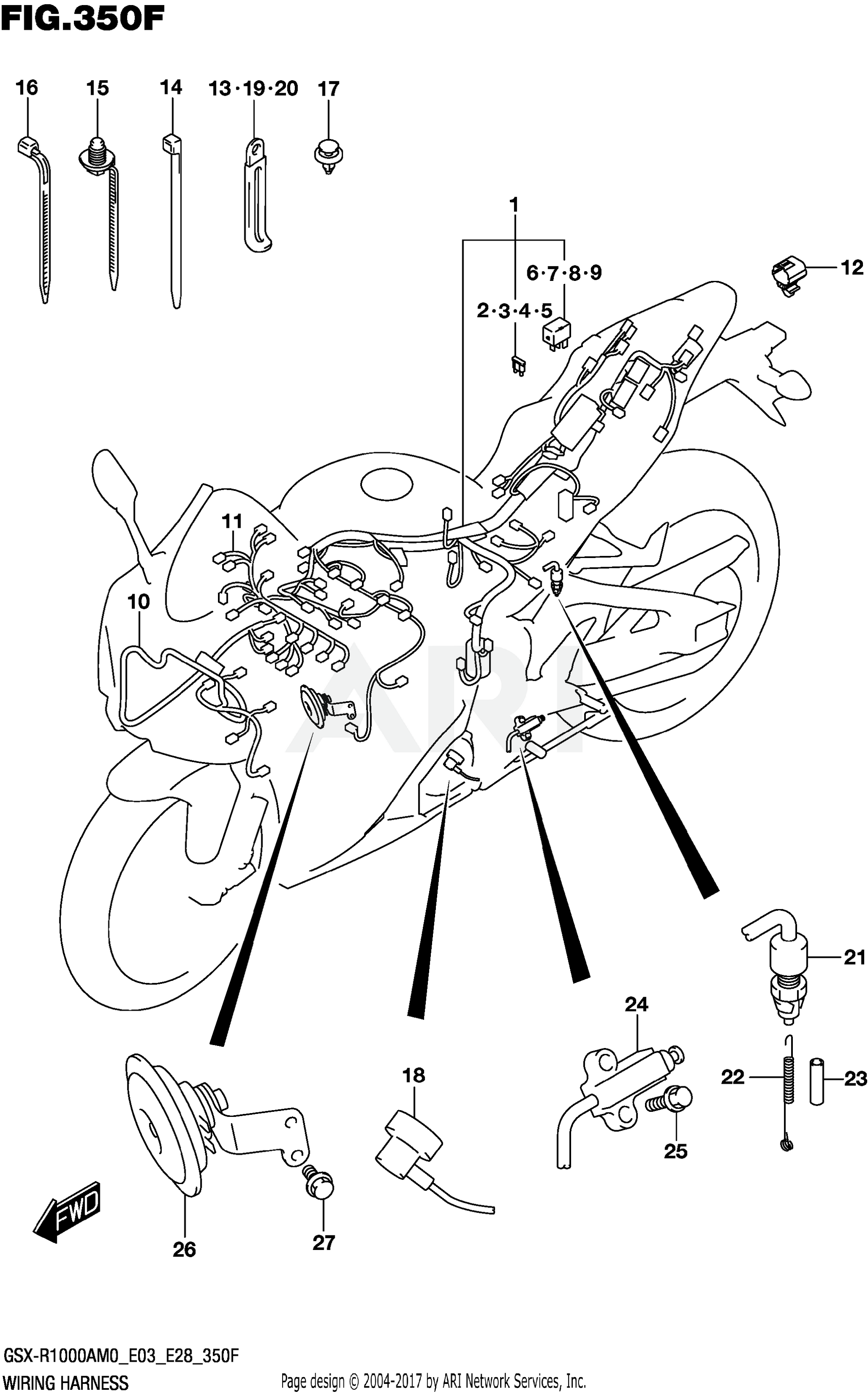 WIRING HARNESS (GSX-R1000RA:E33)