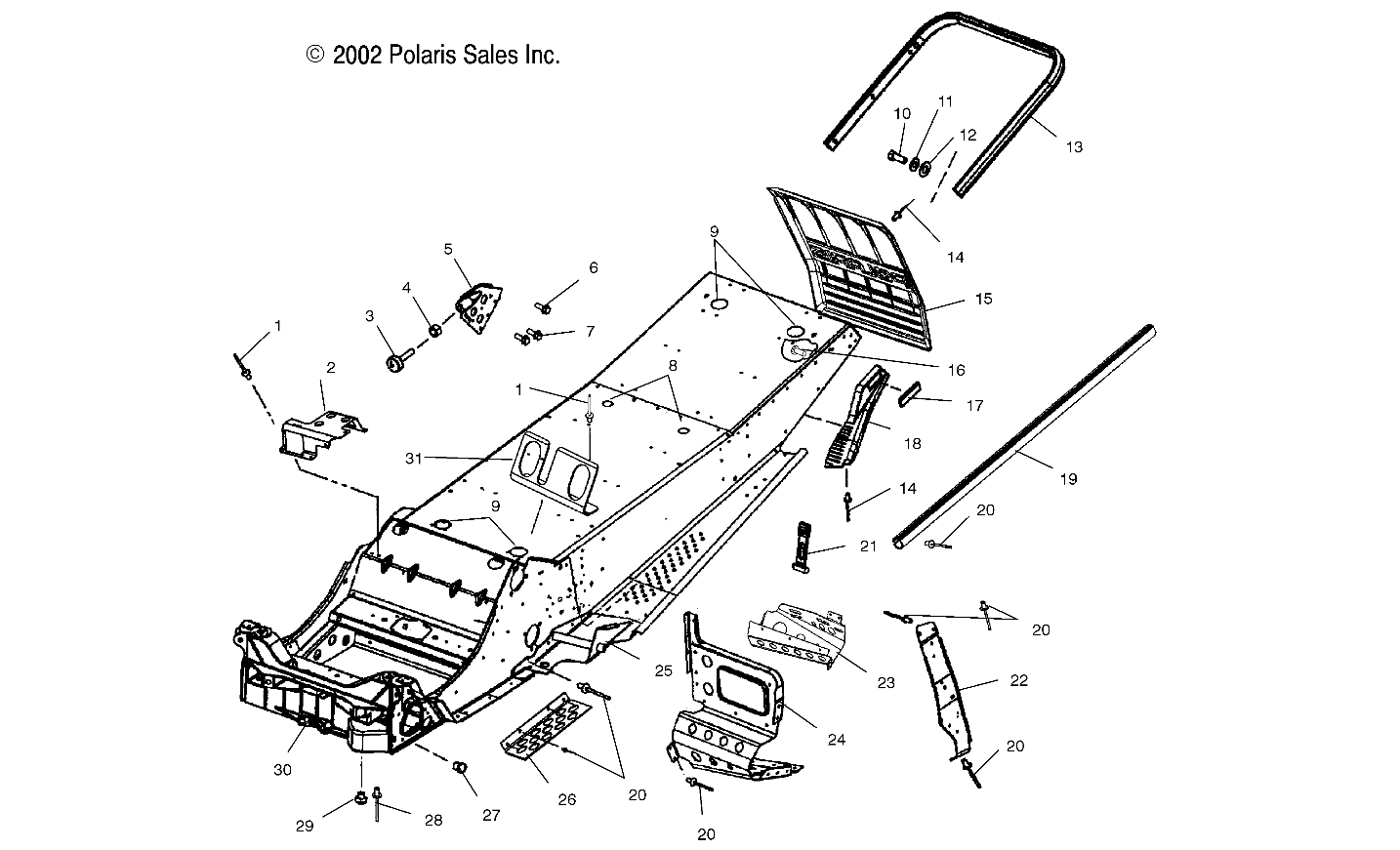 CHASSIS - S03ND5BS (4977927792A03)