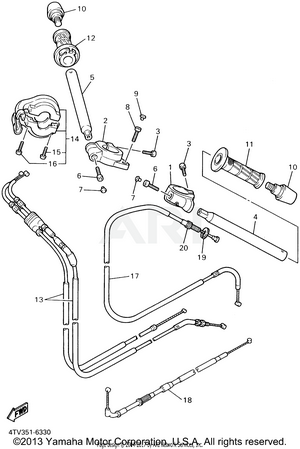 STEERING HANDLE CABLE