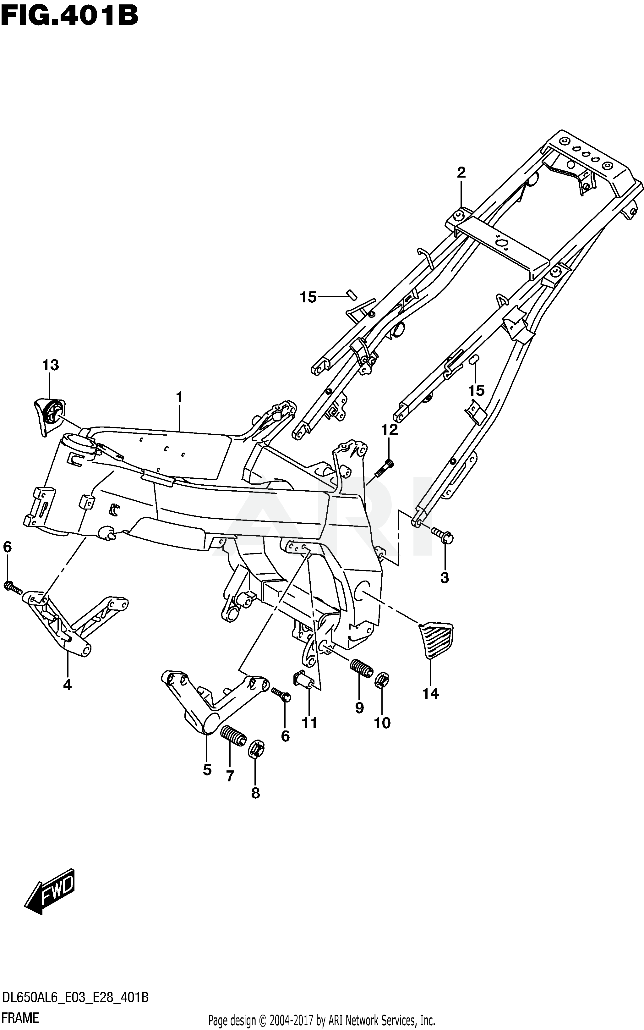 FRAME (DL650AL6 E33)