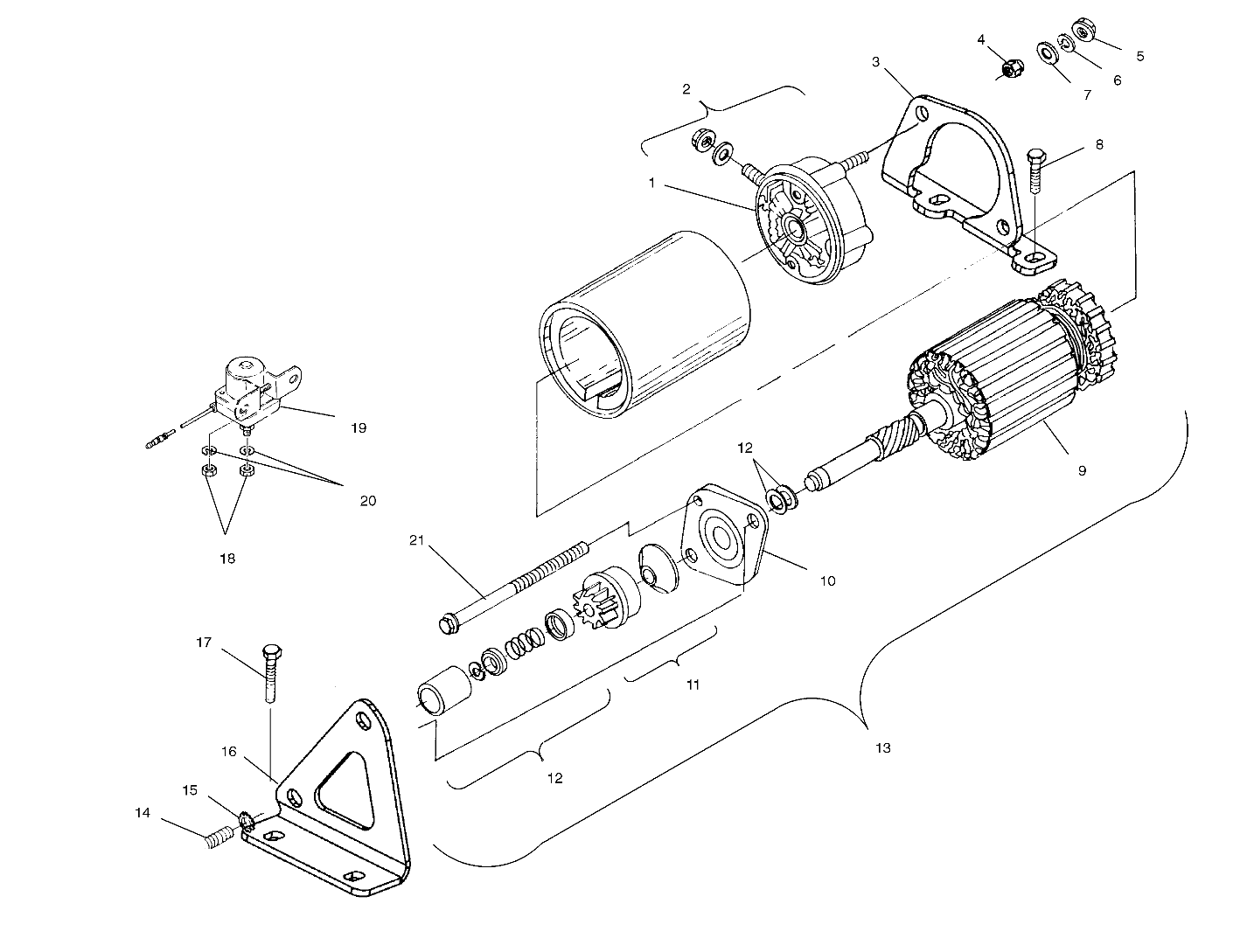 STARTING MOTOR - S01ND6DS (4960636063D002)