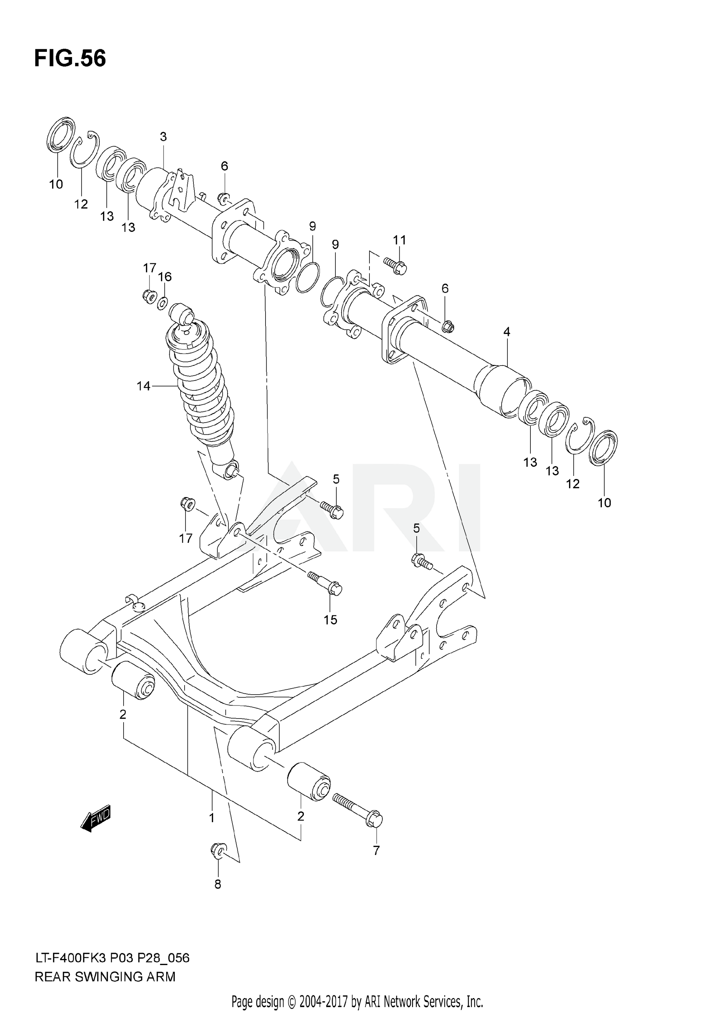 REAR SWINGINGARM