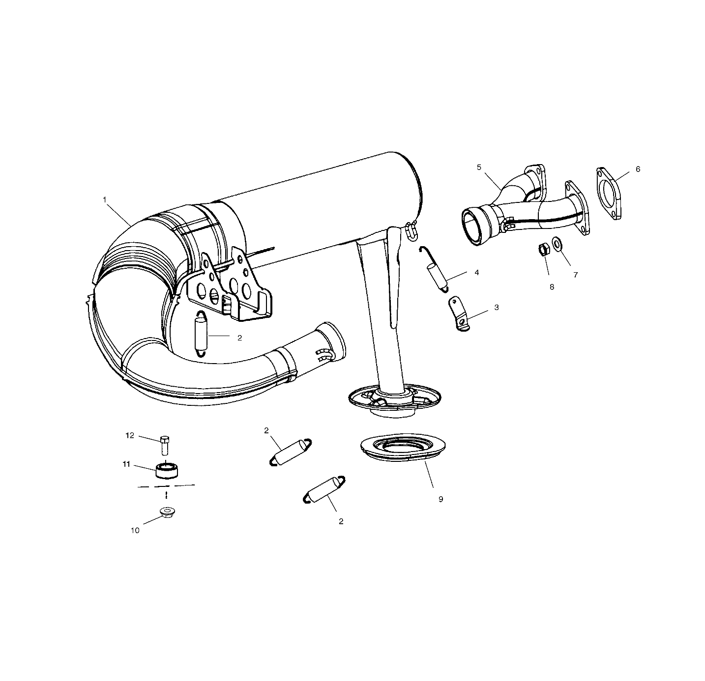 EXHAUST - S03NB4BS (4977887788B14)