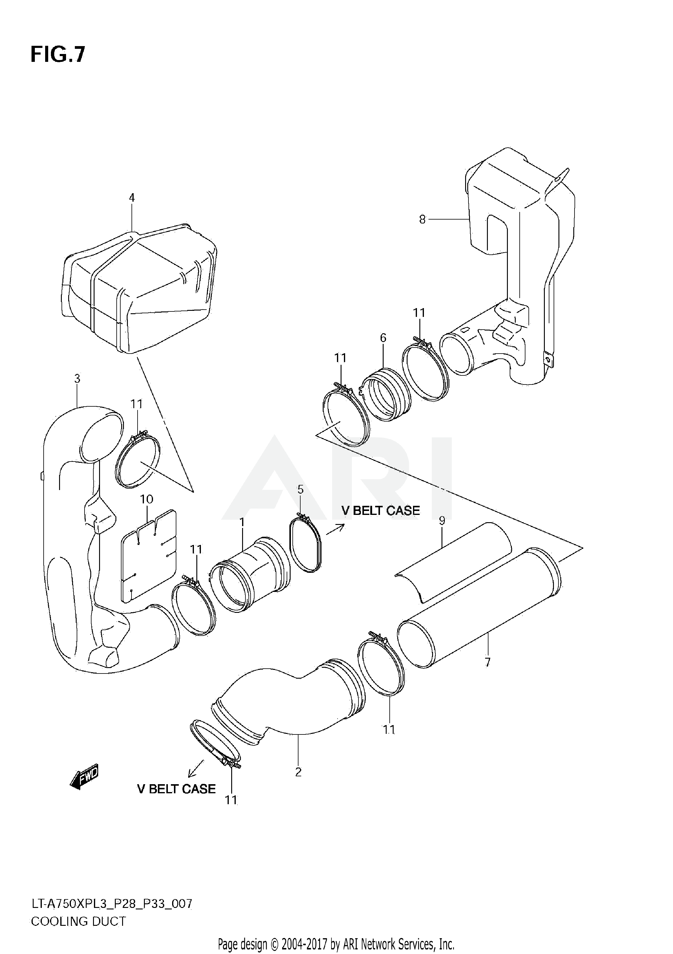 COOLING DUCT