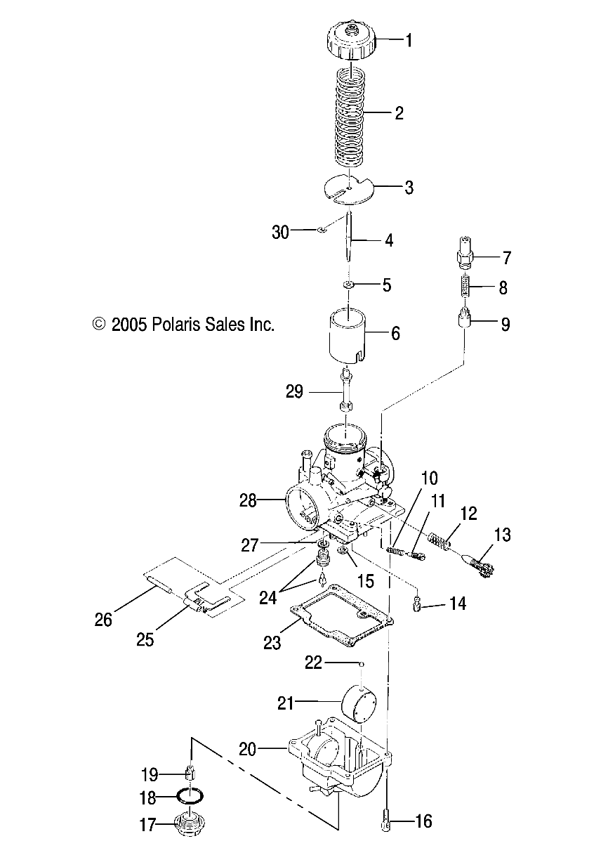 CARBURETOR - A05BA25CA/CB (4999201499920149C11)