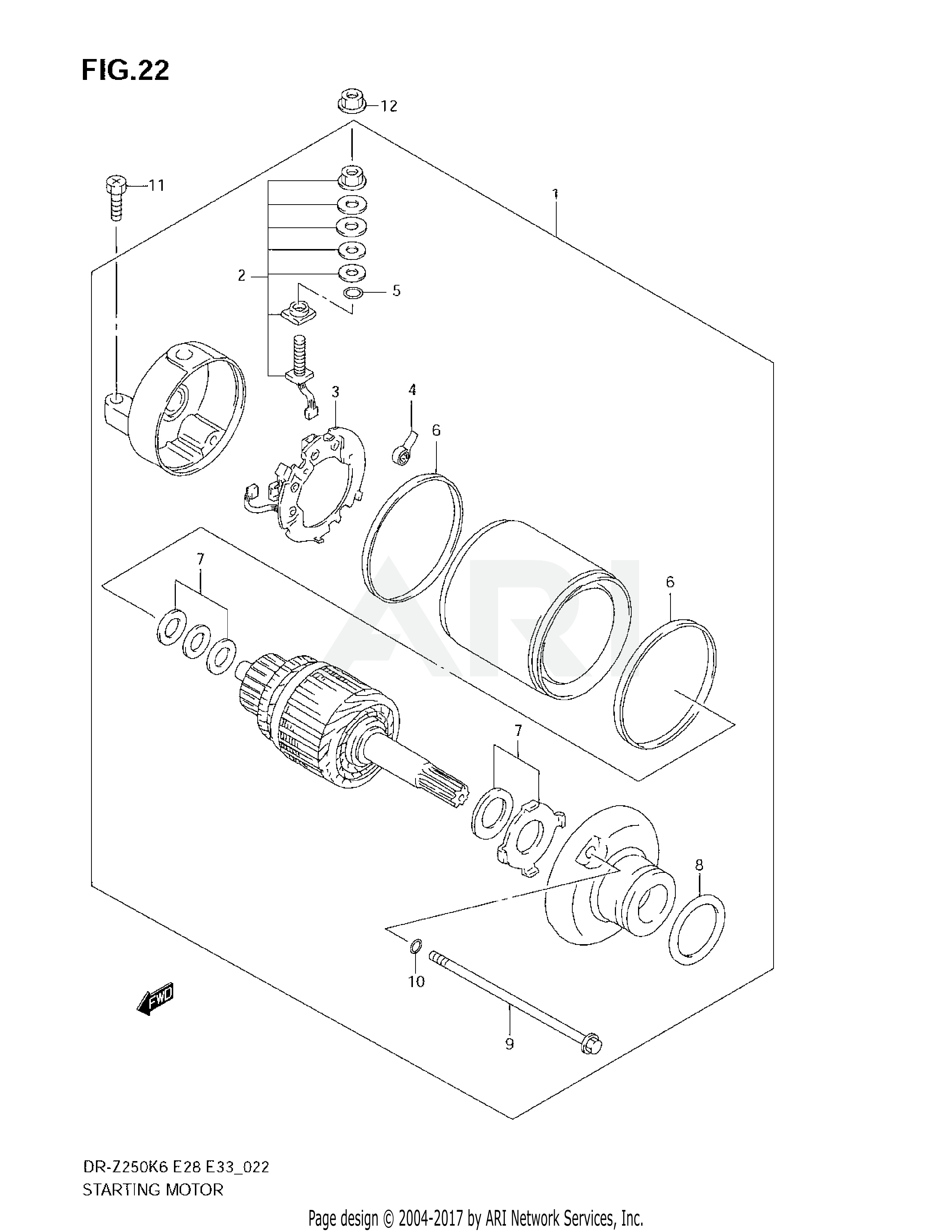 STARTING MOTOR