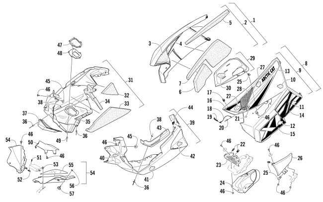 SKID PLATE AND SIDE PANEL ASSEMBLY